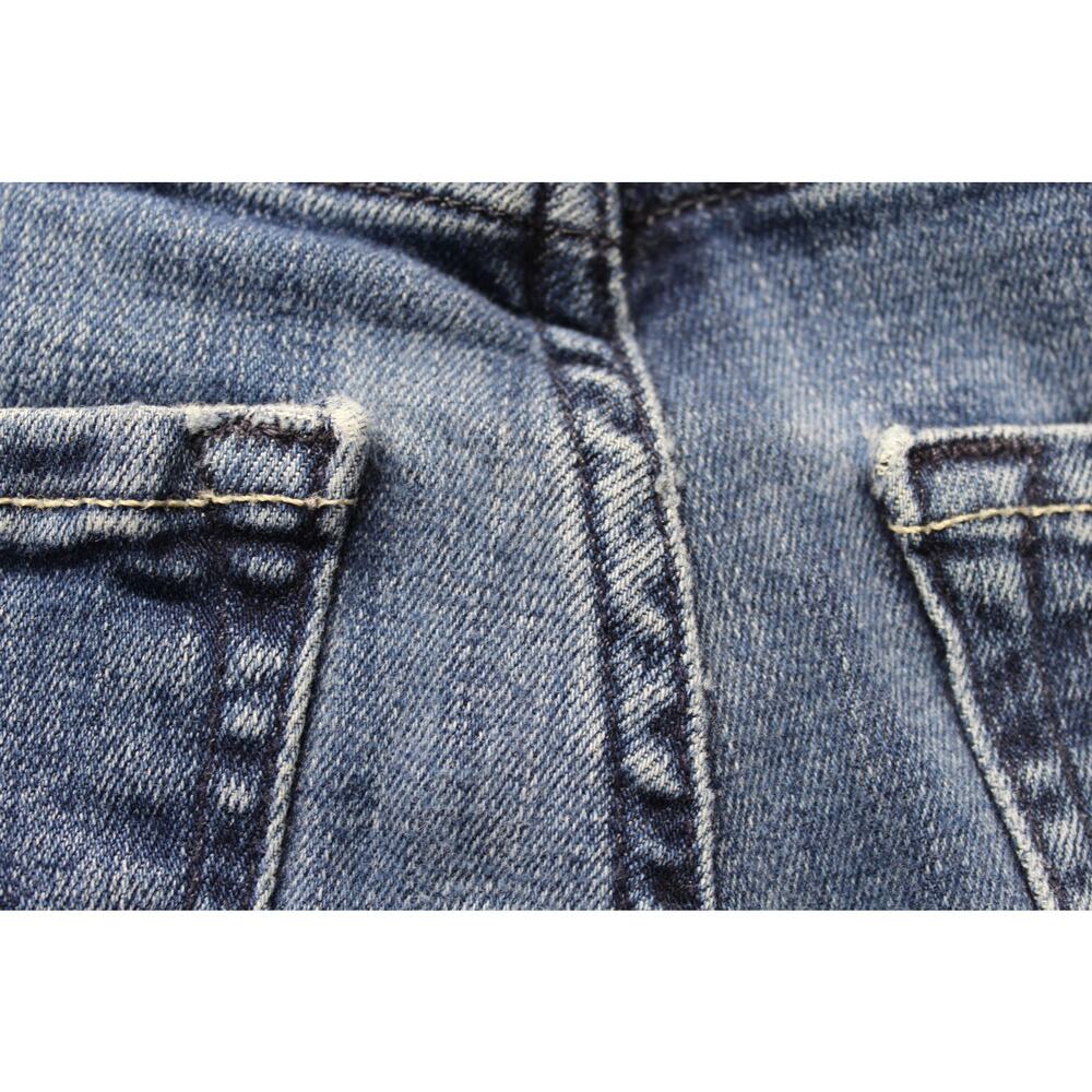 Mother The Husler Ankle Fray Size 24 Heirloom Blue - Picture 3 of 8